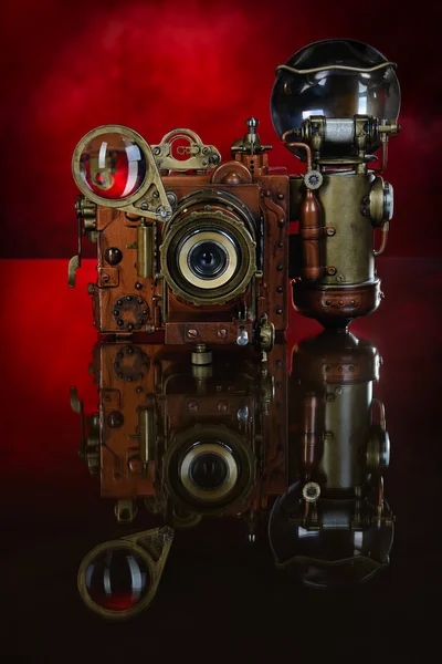 Camera steampunk. — Stock Photo, Image