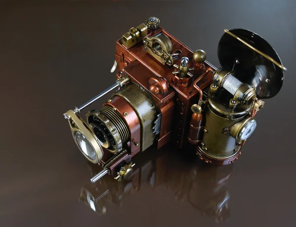 Camera steampunk. — Stock Photo, Image