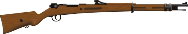 Viejo rifle — Stockvector