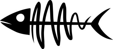 ilkel balık iskeleti