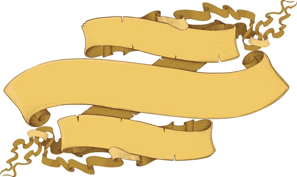 Ленточные плакаты с гравировкой . — стоковый вектор