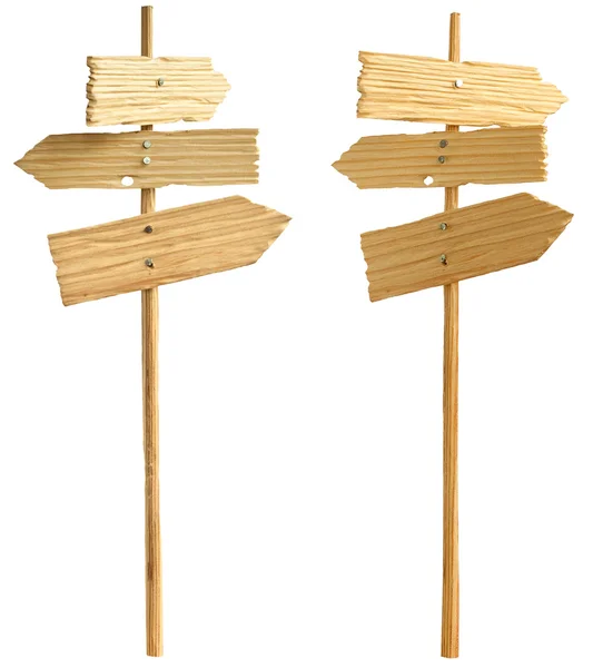 Dos punteros de madera — Foto de Stock