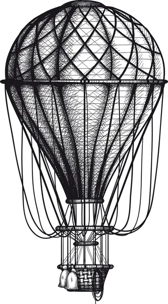 Gamla air ballon — Stock vektor