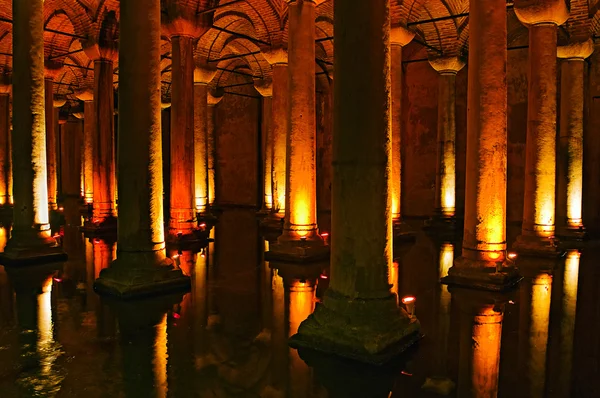 Istanbul basilica cistern Stock Photo