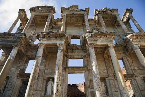 Celsus-Bibliothek in Ephesus — Stockfoto