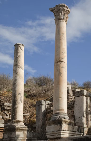 Antike griechische Stadt Ephesus in der Türkei — Stockfoto