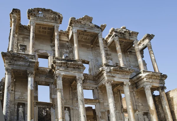 Celsus bibliotek i Efesos — Stockfoto