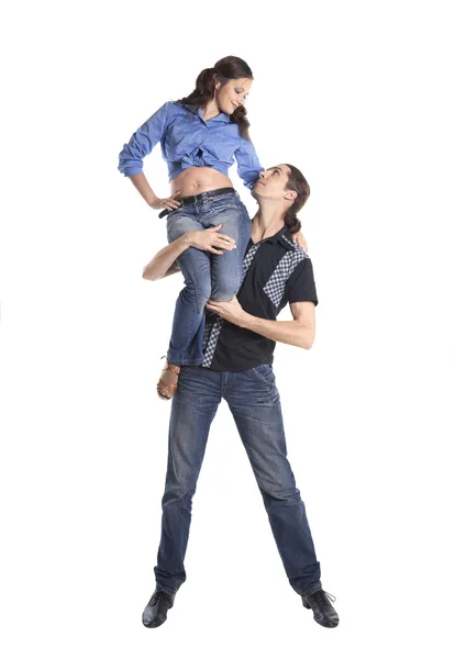 Pareja bailando — Foto de Stock