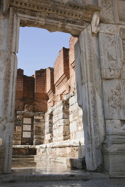 Antike griechische Stadt Ephesus in der Türkei — Stockfoto