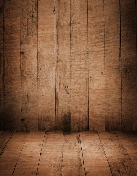 Wood room interior — Stock Photo, Image