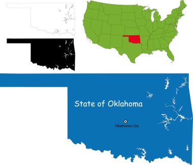 Oklahoma harita