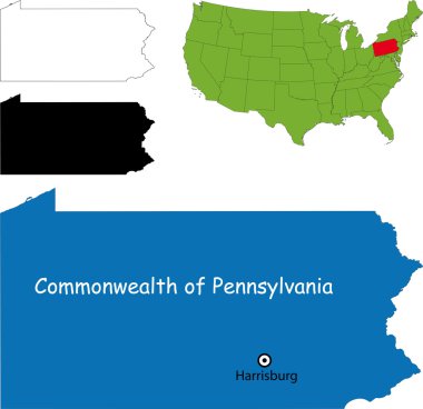 pennsylvania haritası