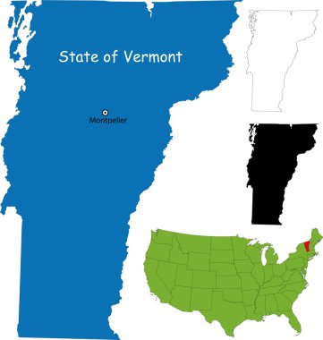 Vermont harita