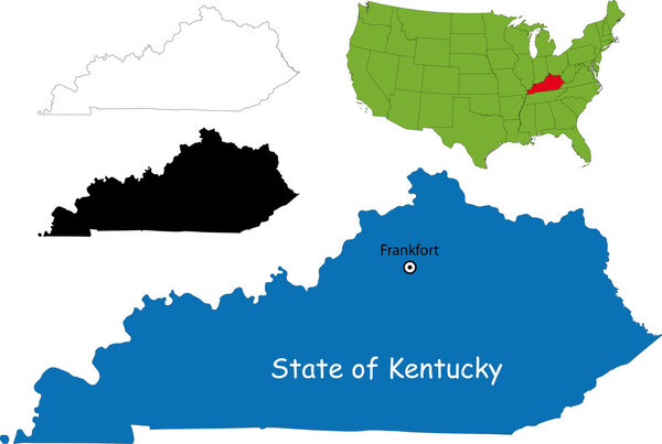 Kentucky map