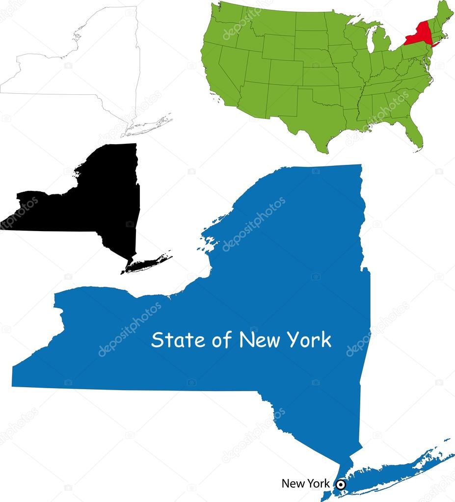 New york map