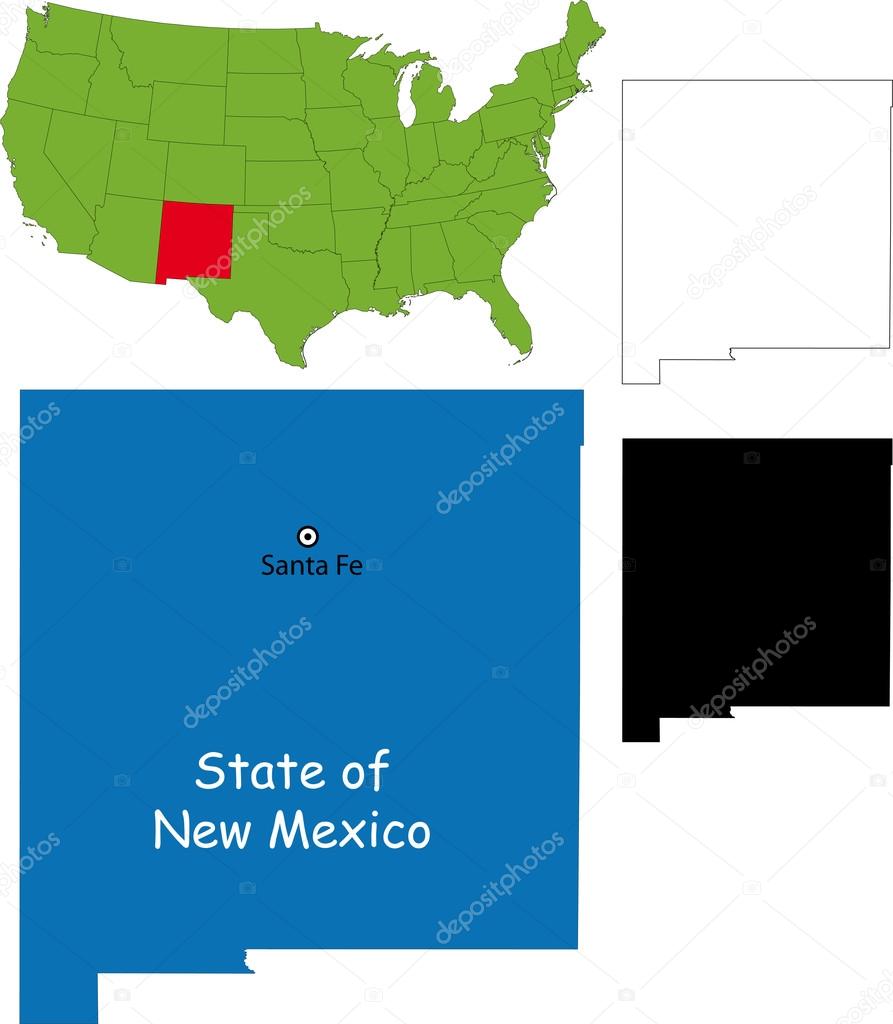 New mexico map