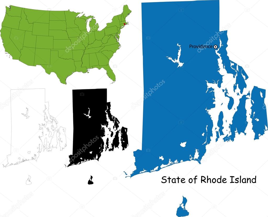Rhode island map