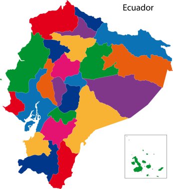 Map Of Ecuador With Provinces ✓ Ecuador Region Map Free Vector Eps, Cdr, Ai, Svg Vector Illustration  Graphic Art