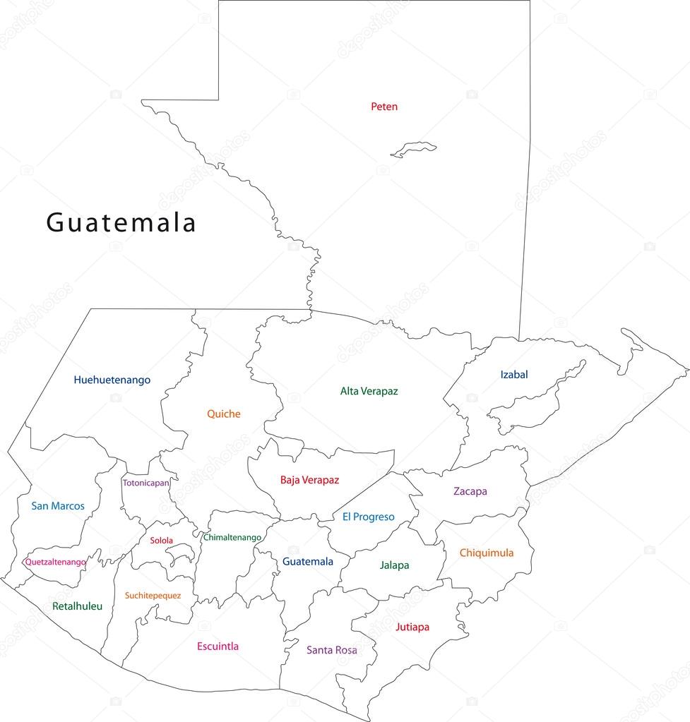 Esquema Guatemala mapa 2024