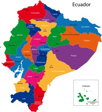 Ekvador Haritası