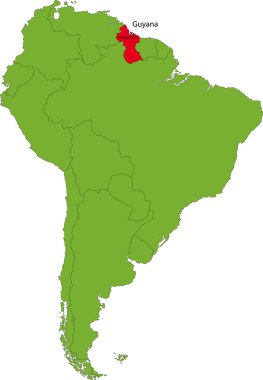Guyana Haritası
