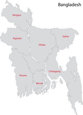 Bangladeş Haritası