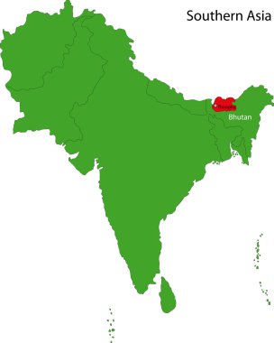 Bhutan Haritası