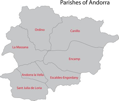 Andorra Haritası