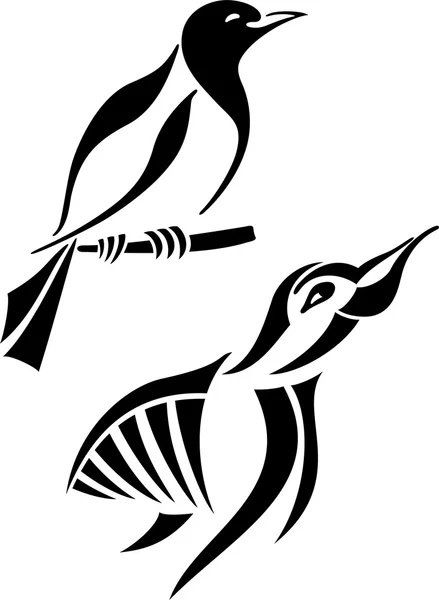 鳥のシンボル — ストックベクタ