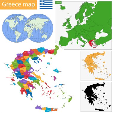Yunanistan Haritası
