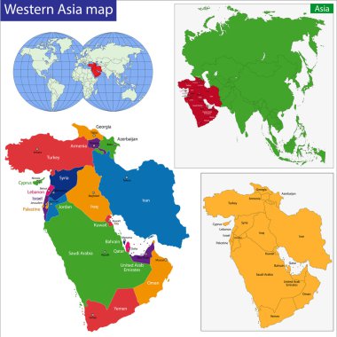 Batı Asya Haritası