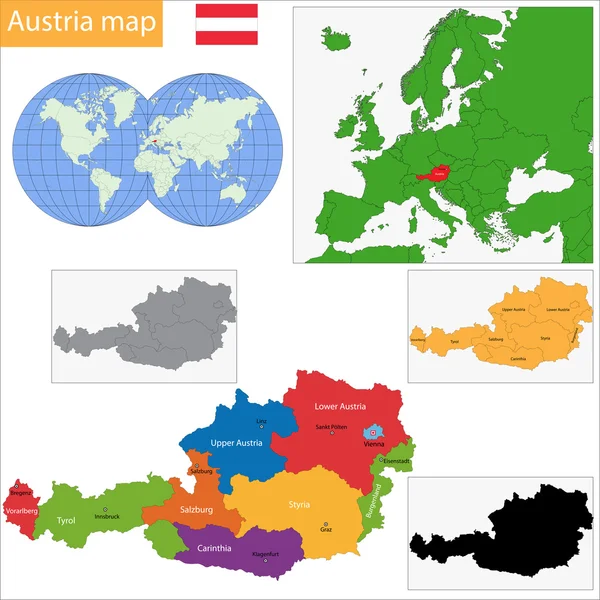 Austria ma — Stock Vector