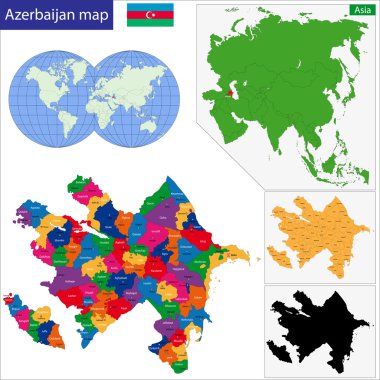 Azerbaycan Haritası