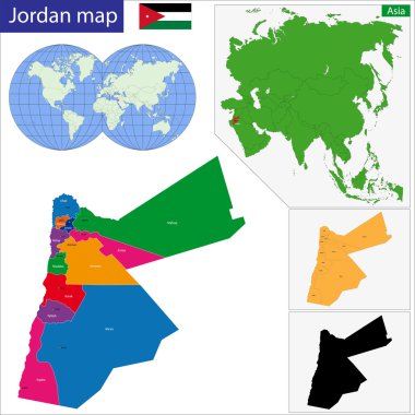 Ürdün Haritası