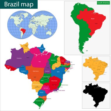 Brezilya Haritası