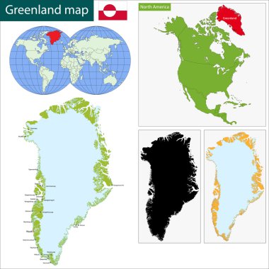 Grönland Haritası