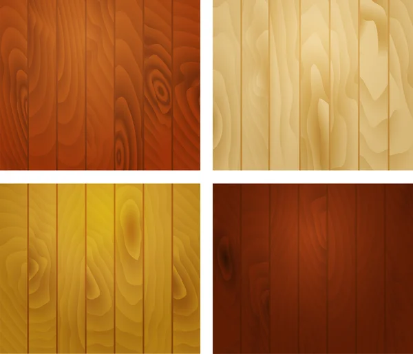 Tablones de textura de madera — Vector de stock