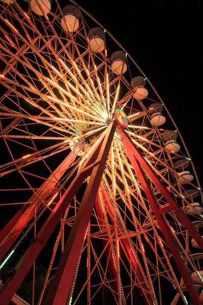 Pariserhjul på natten — Stockfoto
