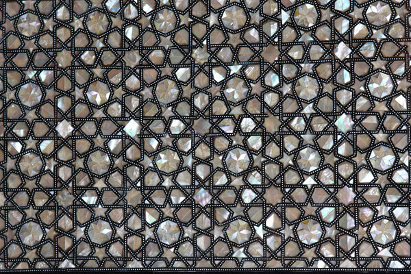 Silvery arabic background