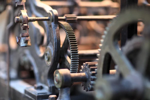 Gear of old clock — Stock Photo, Image