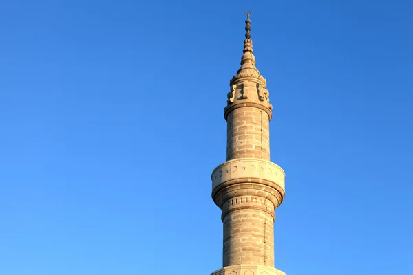 Topo do minarete da mesquita de Suleiman — Fotografia de Stock