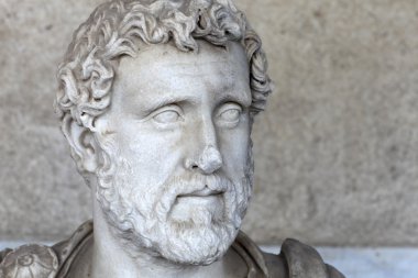 Roma İmparator antoninus pius portresi