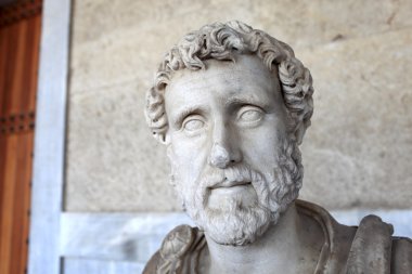 Roma İmparator antoninus pius heykeli