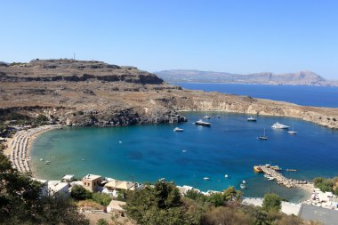 Lindos plajı