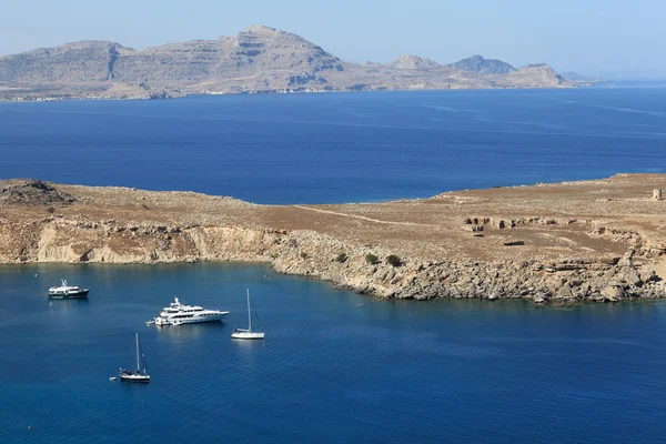 lindos Bay görünümü