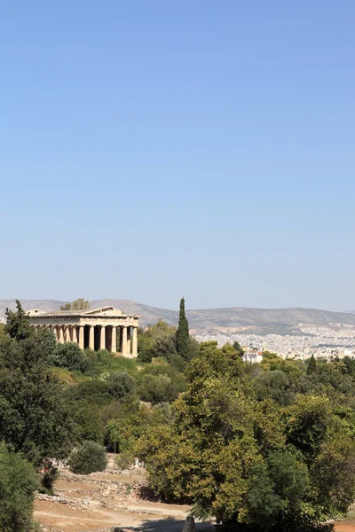 Landschaft des Tempels des Hephaistos — Stockfoto