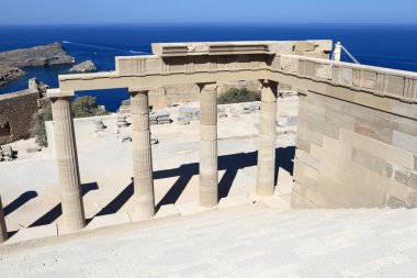 lindos Akropol propylaea parçası