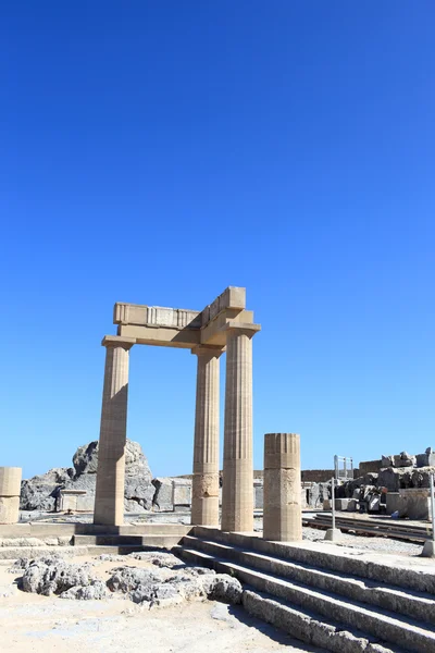 Landscape of Hellenistic stoa — Stock Photo, Image