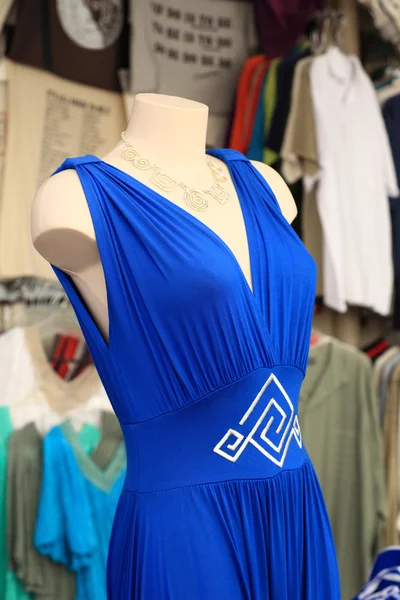 Vestido azul — Fotografia de Stock