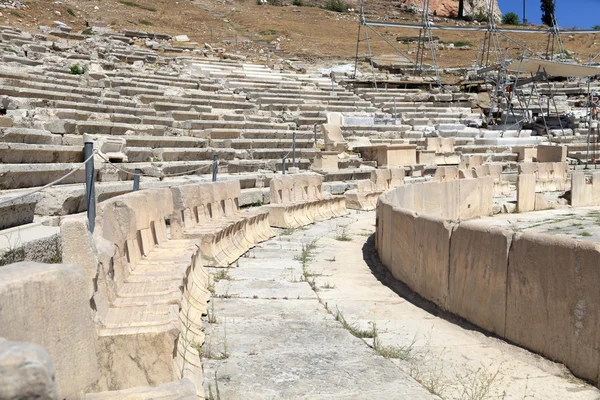 Фрагмент Афинского театра Диониса — стоковое фото